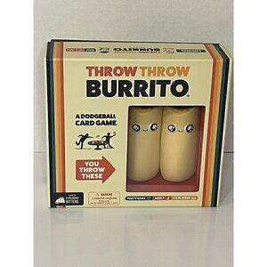 THROW THROW BURRITO A Dodgeball Card Game Mint Condition By Exploding Kittens